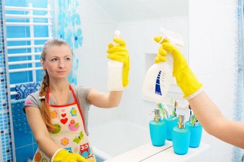Professional commercial cleaning for a Westminster office reception area