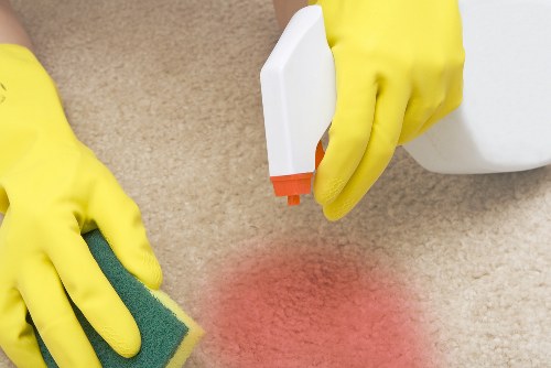 Professional mattress cleaning service in a Westminster home setting
