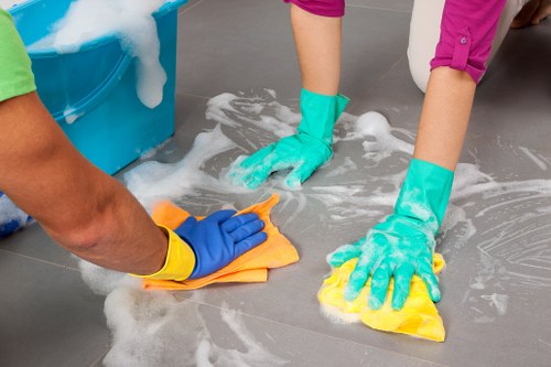 Eco-friendly carpet cleaning van in Westminster with recycling focus