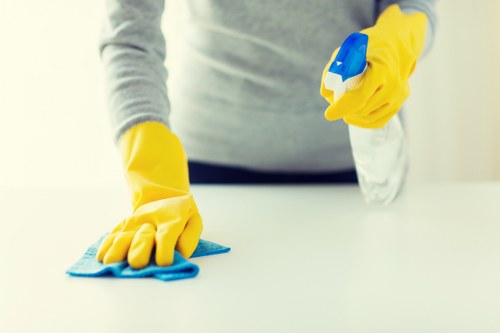 Commercial move out cleaning in a Westminster office or workspace
