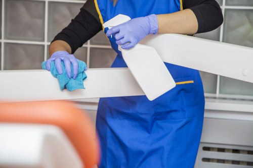 On-site curtain cleaning in a Westminster apartment
